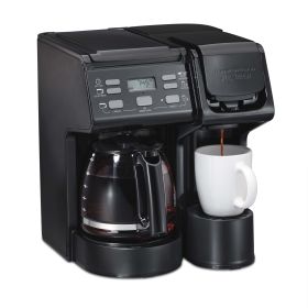 FlexBrew Trio Coffee Maker, Single Serve or 12 Cups, Black, New, 49904F