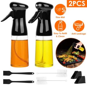 Olive Oil Sprayer 2Pcs 210ML 7.1OZ Reusable Oil Dispenser Mister