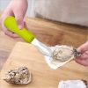 Stainless Steel Oyster Shucking Knife with Ergonomic Grip and Anti-Slip Shellfish Tool Handle Food Grade for Kitchen and Outdoor Use