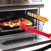 1pc Silicone Oven Rack Push Pull Tool With Longer Handle Ideal For Kitchen Oven; Toaster Oven; Air Fryer; Convection Oven And Small Kitchen Appliances