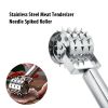 Stainless Steel Meat Tenderizer Roller Hammer Mallet For Steak Beef Chicken Tool Stainless Steel Meat Tenderizer Roller Hammer Mallet Steak Beef Chick