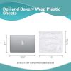 Pack of 1000 Deli and Bakery Wrap Plastic Sheets 12 x 10 3/4. Pop-Up Poly Sheets 12 x 10.75 . Food Wrapping Sheets for Foodservice Applications; Sandw