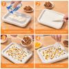 1pc Ice Cream Maker Pan With 2 Scrapers; Ice Cream Maker Plate Multifunctional Cold Sweet Fried Food Plate; Durable Rolled Ice Cream Maker Homemade Ro