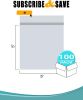 Pack of 100 Clear Zipper Bags 5 x 5 Seal Top Polyethylene Bags 5x5 Thickness 2 Mil Plastic Poly Bags for Packing Storing Ideal for Industrial Food Ser