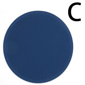 1pc Silicone Trivet; Honeycomb Pattern Heat Resistant Insulated Mat; Household Pot Holder; Kitchen Tools (Items: C)