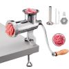 Multifunctional Crank Meat Grinder Manual 304 Stainless Steel Hand Operated Meat Grinder