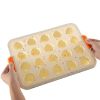 1pc 20 Cavity Jelly Tray; Food Grade Nonstick Silicone Mold; Pudding Fruit Ice Cube Mold; Kitchen Cooking Tools