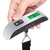 GOXAWEE 110lb/50kg Digital Handheld Luggage Hanging Baggage Scale With Backlight LCD Display