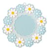 3pcs/set Silicone Round Placemats; Daisy Flower Shape Heat Resistant Trivets Pot Holder Mats; Cup Potholders; Pot Holders; Non-Slip Insulation Hot Pad