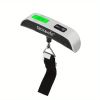 GOXAWEE 110lb/50kg Digital Handheld Luggage Hanging Baggage Scale With Backlight LCD Display