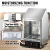 VEVOR 2-Tier Commercial Food Warmer Countertop Pizza Cabinet with Water Tray